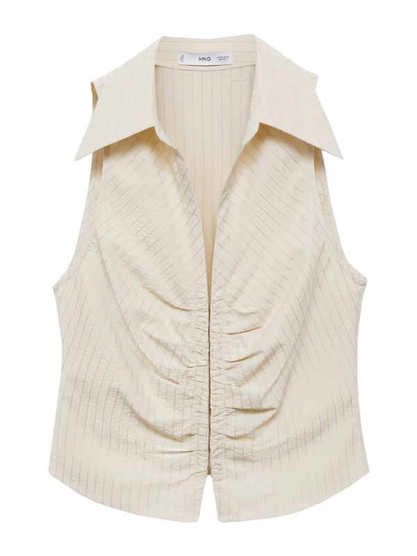 MANGO MANGO Bluza 'GALY'  bež / svijetlobež