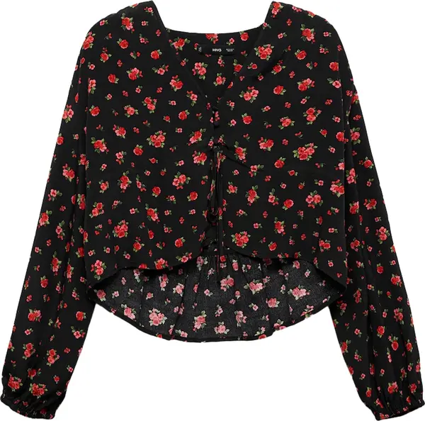 Mango MANGO Bluza 'GEM'  svijetlozelena / roza / crvena / crna
