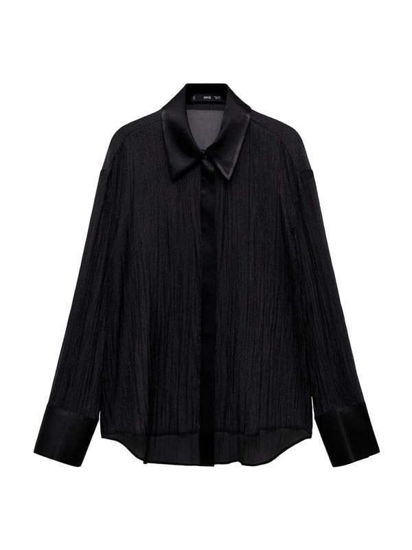 MANGO MANGO Bluza 'Khoi'  crna