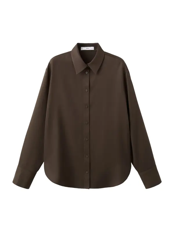 MANGO MANGO Bluza 'LIMA'  tamno smeđa