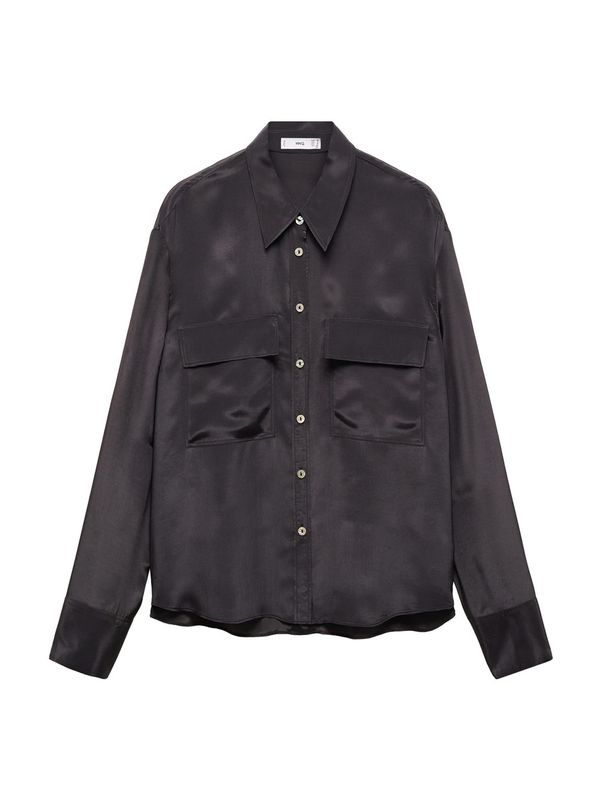 MANGO MANGO Bluza 'Massima'  crna