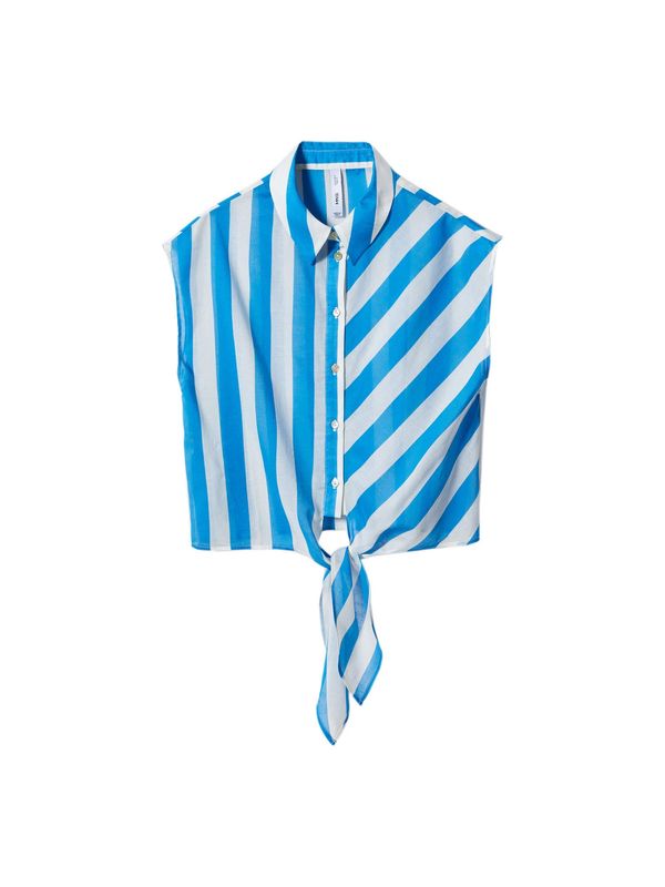 MANGO MANGO Bluza 'OLIMPIA'  plava / bijela