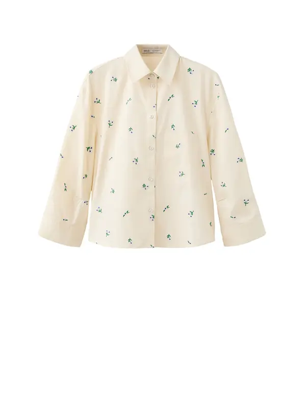 MANGO MANGO Bluza  pastelno žuta / zelena / bijela