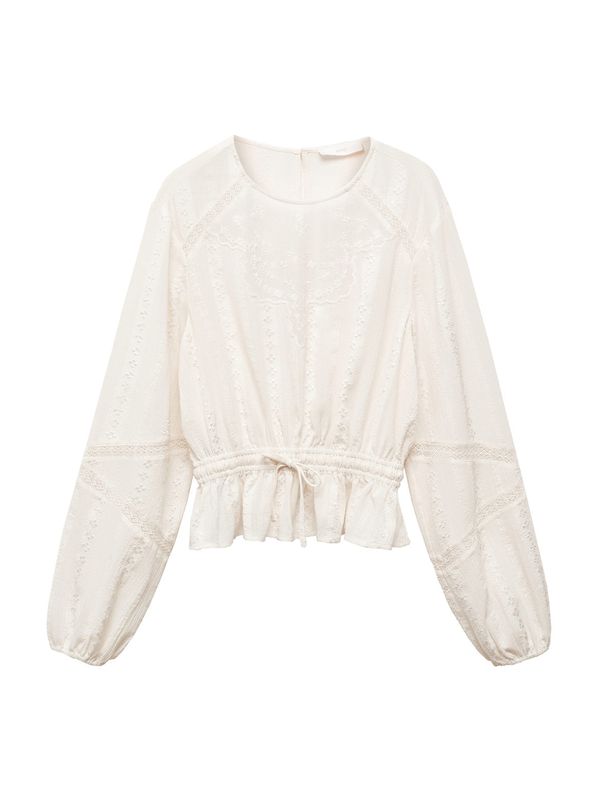 MANGO MANGO Bluza  prljavo bijela