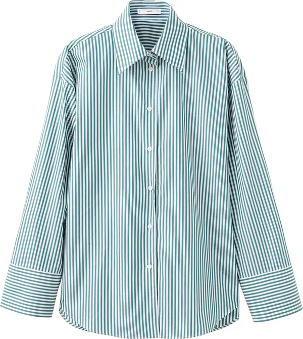 Mango MANGO Bluza 'Rialta'  petrol / bijela