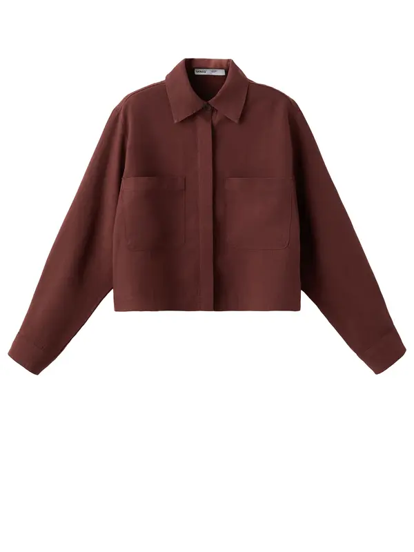 Mango MANGO Bluza 'Ricardo'  hrđavo smeđa