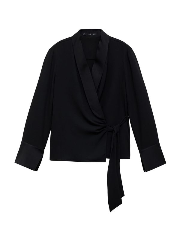 MANGO MANGO Bluza 'RIDER'  crna