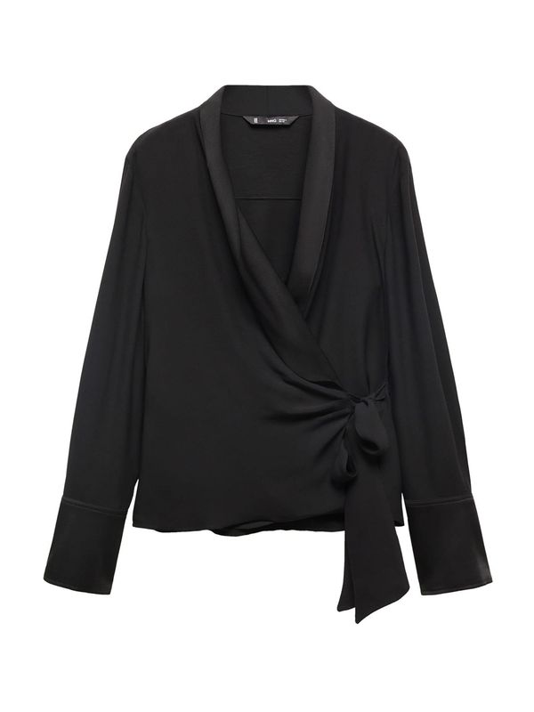 MANGO MANGO Bluza 'Rider'  crna