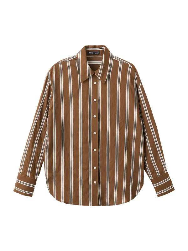 Mango MANGO Bluza 'SALSI'  smeđa / bijela