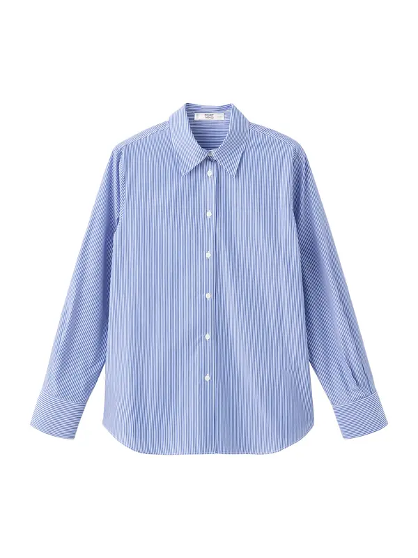 Mango MANGO Bluza  svijetloplava / bijela