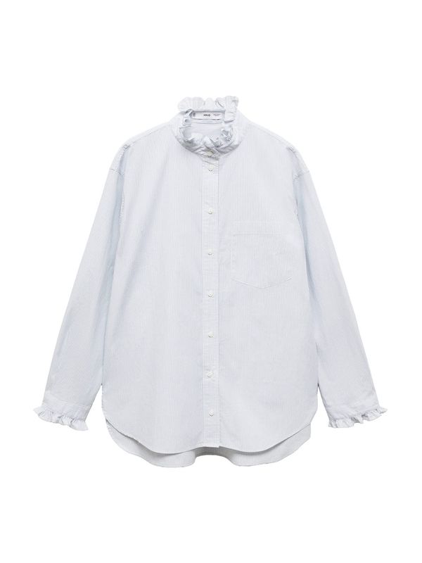 MANGO MANGO Bluza  svijetloplava / bijela