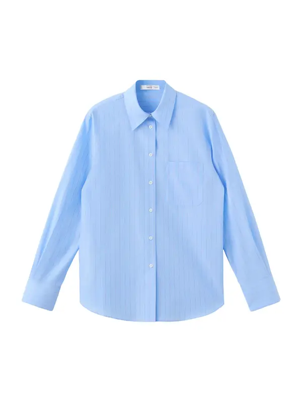 Mango MANGO Bluza  svijetloplava / crvena