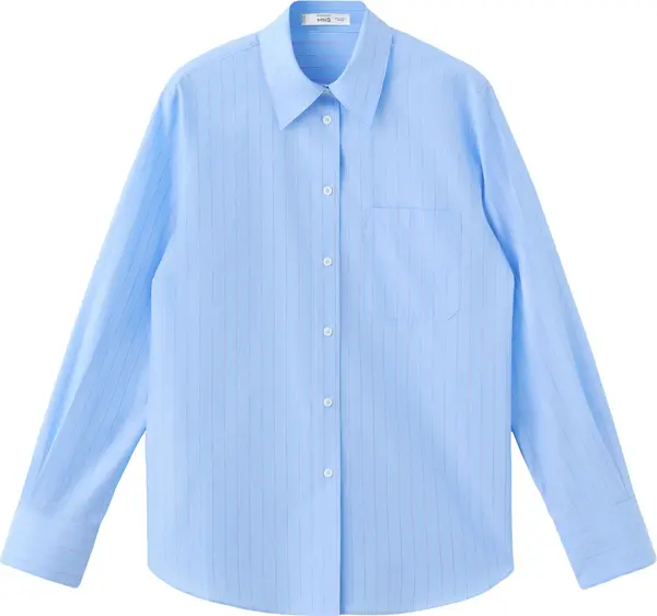 Mango MANGO Bluza  svijetloplava / crvena