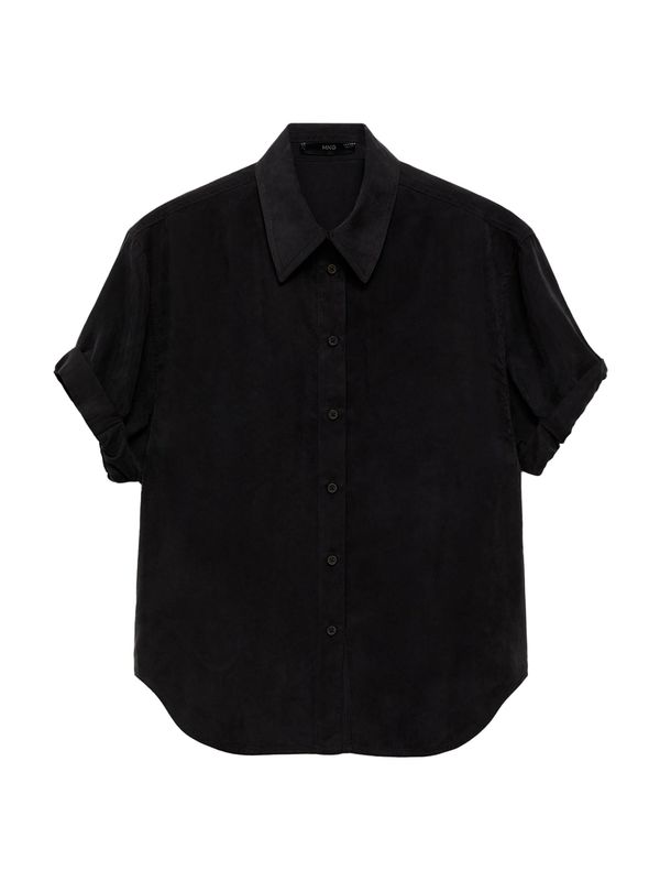 MANGO MANGO Bluza 'Washy'  crna