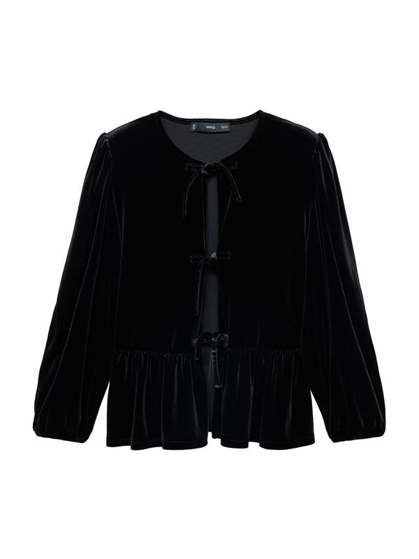 MANGO MANGO Bluza 'XARANJA'  crna