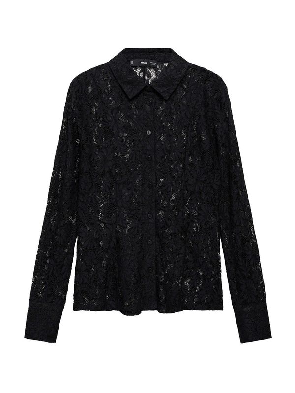 MANGO MANGO Bluza 'XLENIT'  crna