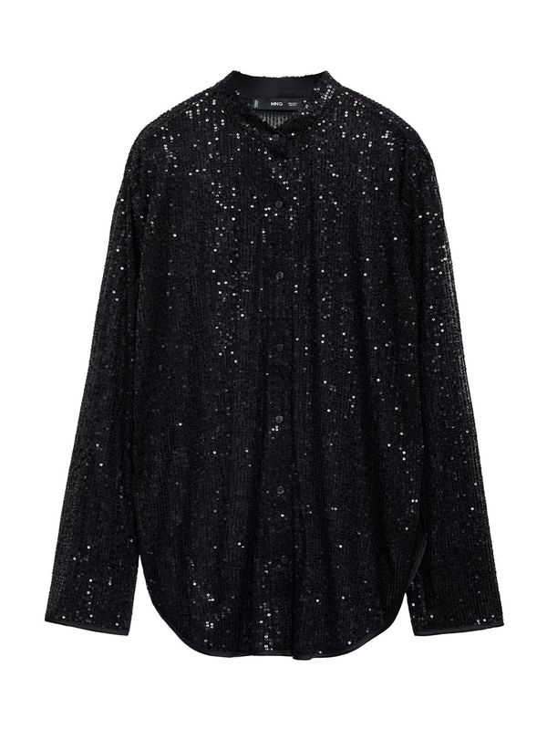 MANGO MANGO Bluza 'Xurano'  crna