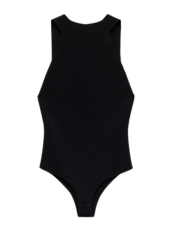 MANGO MANGO Bodi majica 'Keke'  crna