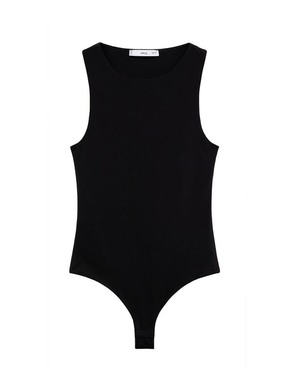 MANGO MANGO Bodi majica 'STORMY'  crna