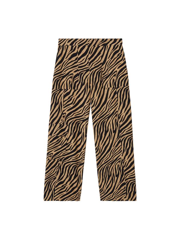 MANGO MANGO Cargo hlače 'Patagon'  svijetlosmeđa / crna