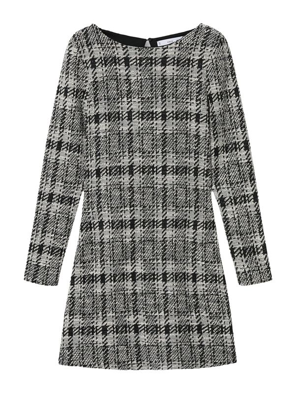 MANGO MANGO Haljina 'CHANO'  siva / tamo siva / crna