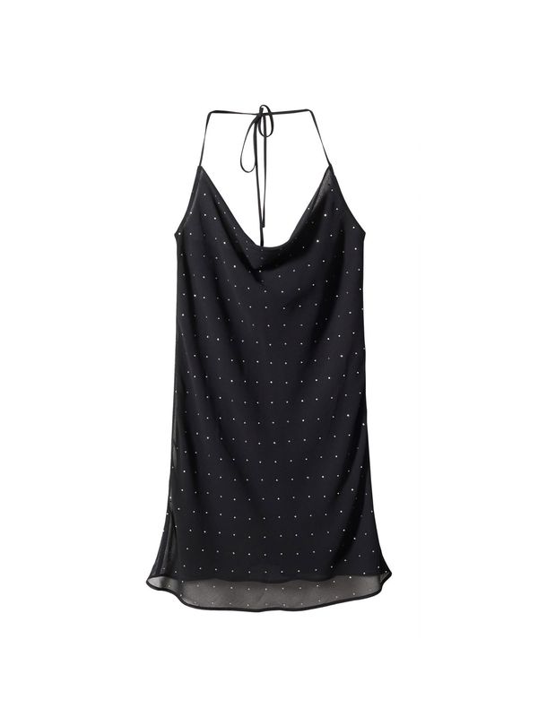 MANGO MANGO Haljina  crna / srebro