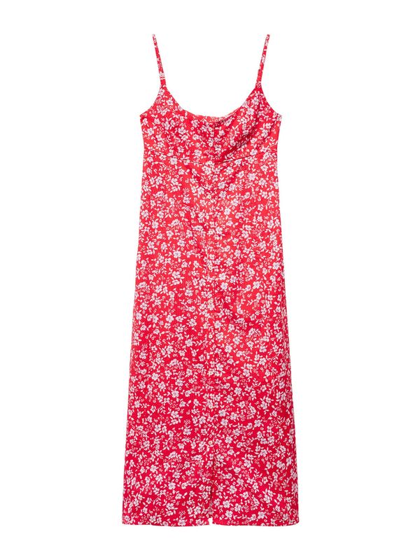 MANGO MANGO Haljina 'Florex'  crvena / bijela