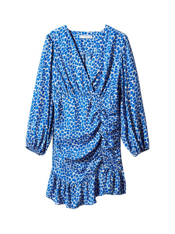 MANGO MANGO Haljina 'Fresa'  plava / bijela