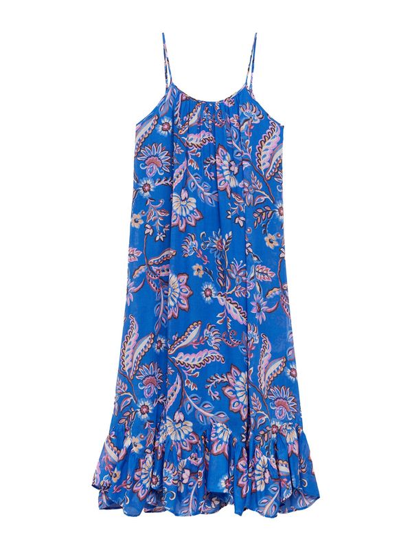 MANGO MANGO Haljina  kraljevsko plava / roza / crna / prljavo bijela