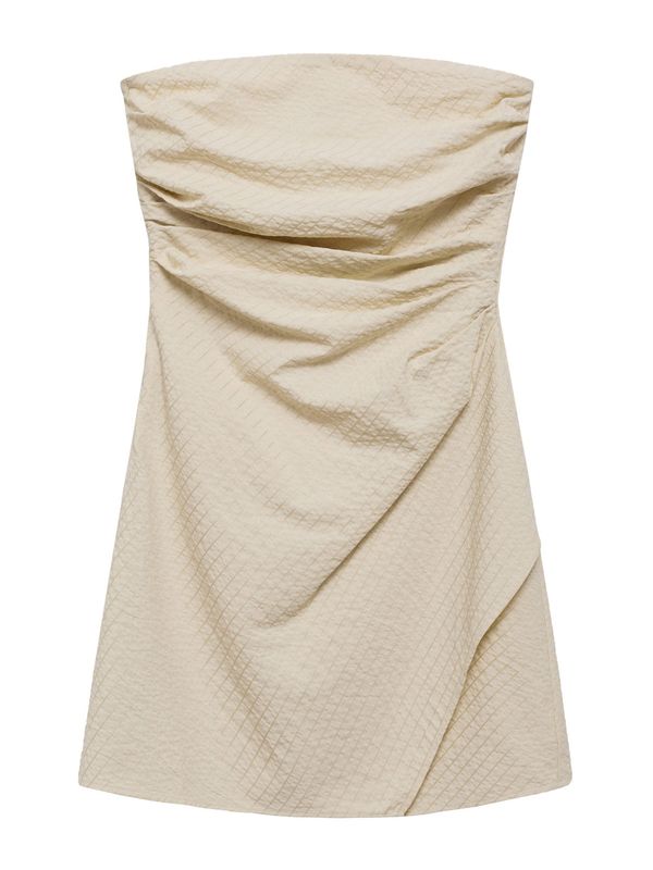 MANGO MANGO Haljina 'TERRY'  svijetlobež