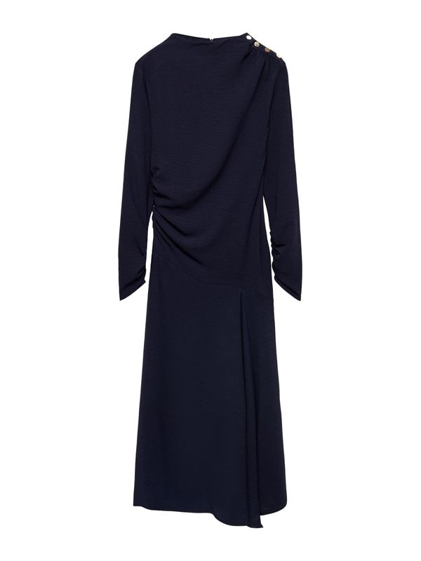 MANGO MANGO Haljina 'TOAST'  mornarsko plava / zlatna