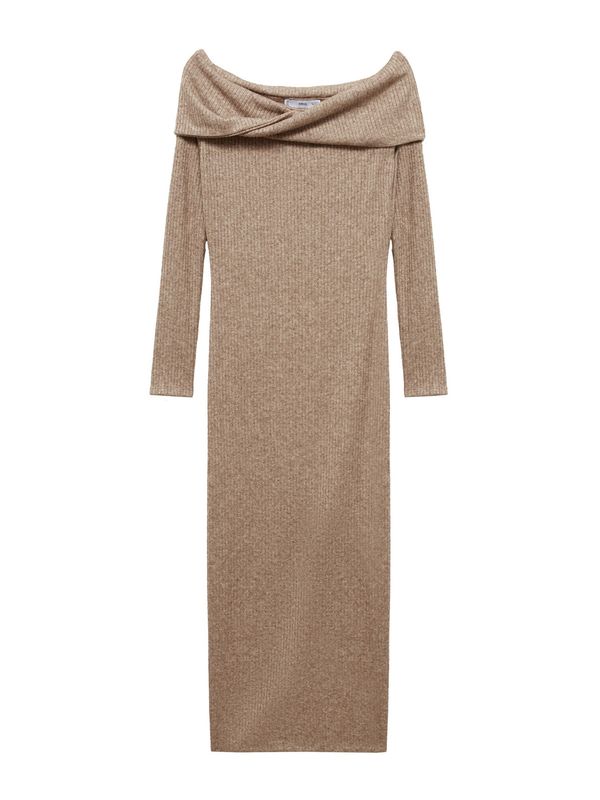 MANGO MANGO Haljina 'VIRGINIA'  bež