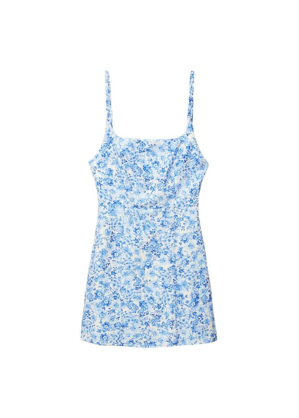 MANGO MANGO Haljina za plažu 'Concha'  plava / bijela
