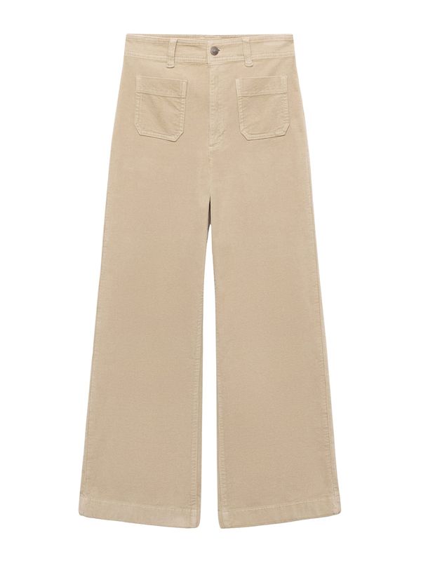 MANGO MANGO Hlače 'CATHERIP'  boja pijeska