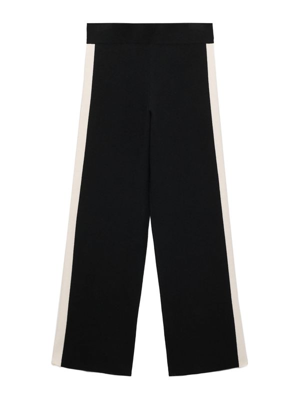 MANGO MANGO Hlače 'COMOX'  crna / bijela