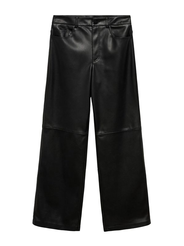 MANGO MANGO Hlače  crna