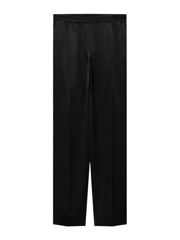 MANGO MANGO Hlače  crna