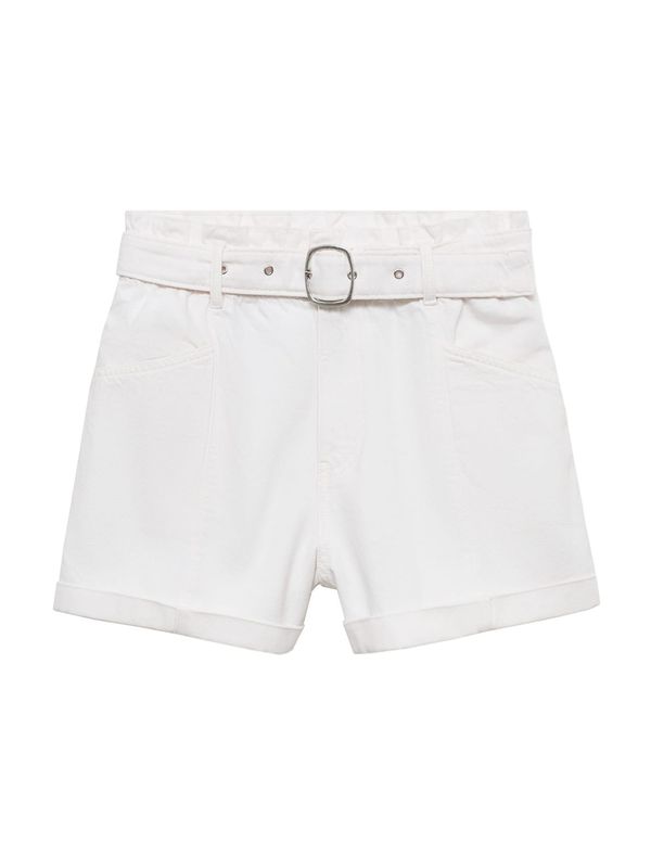 MANGO MANGO Hlače 'DELIA'  bijela