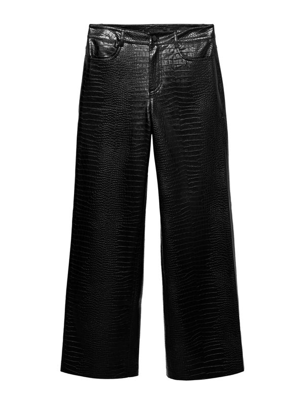 MANGO MANGO Hlače 'KAIRA'  crna