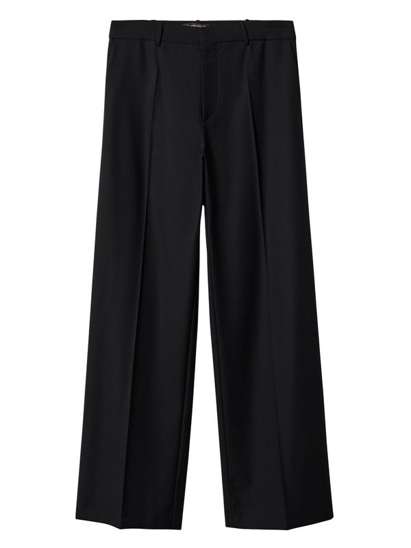 MANGO MANGO Hlače na crtu 'City'  crna