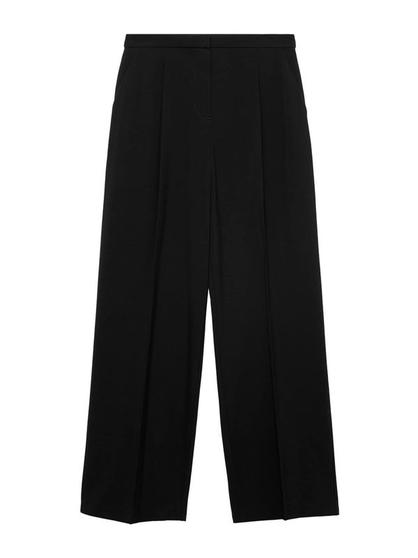 MANGO MANGO Hlače na crtu 'Gera'  crna