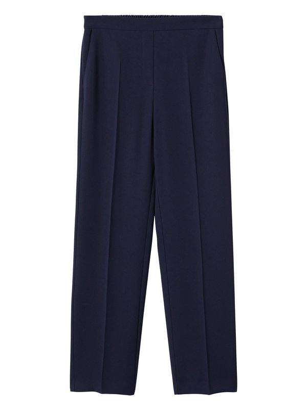 MANGO MANGO Hlače na crtu 'Valeria'  mornarsko plava