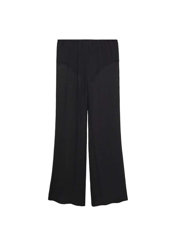 MANGO MANGO Hlače 'Vincent'  crna