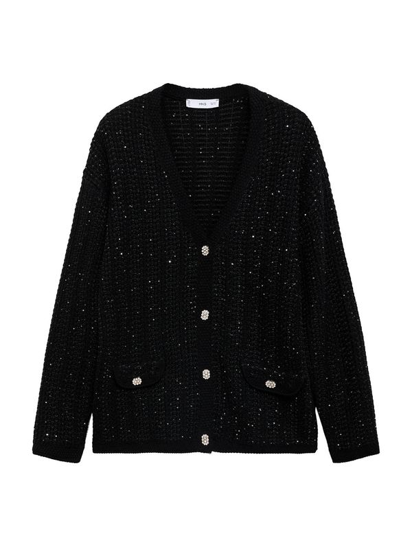 MANGO MANGO Kardigan 'Concorde'  crna