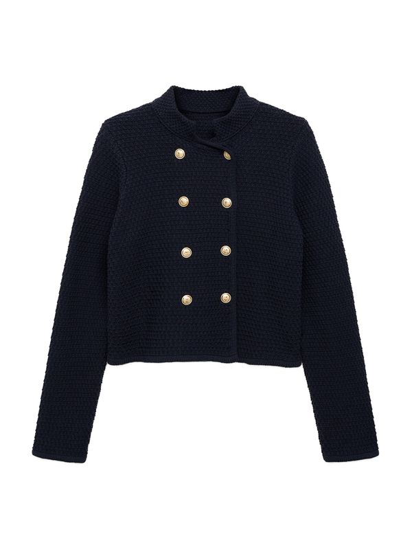 MANGO MANGO Kardigan 'GARFIO'  morsko plava