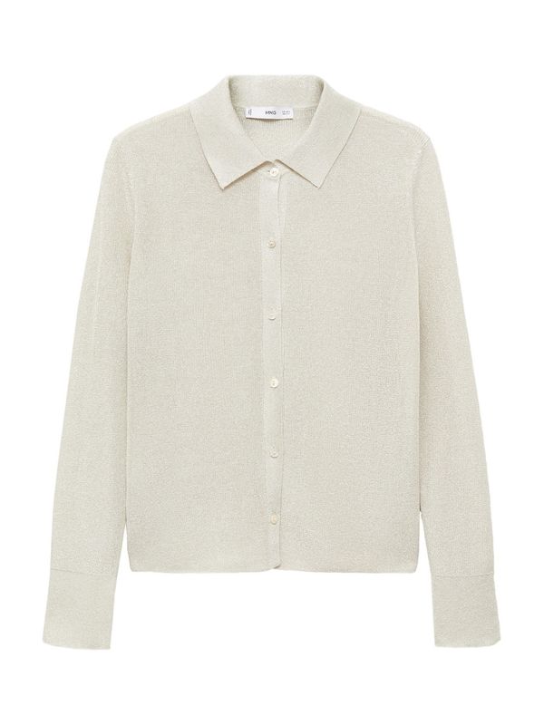 MANGO MANGO Kardigan 'KLING'  srebro
