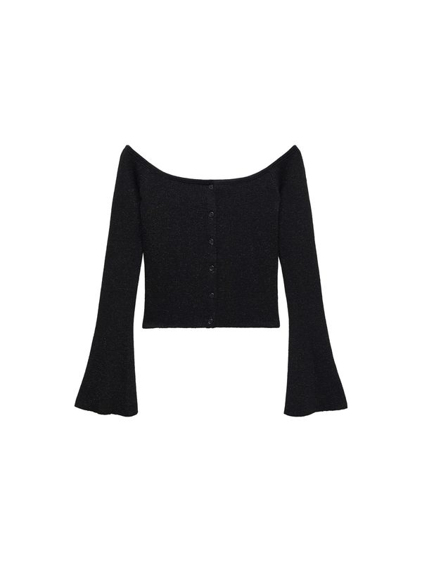 MANGO MANGO Kardigan 'Laurent'  crna