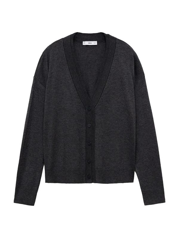 MANGO MANGO Kardigan 'LUCCA'  antracit siva
