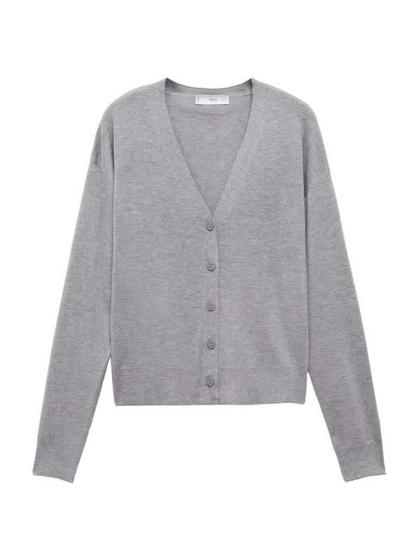 MANGO MANGO Kardigan 'LUCCA'  siva melange