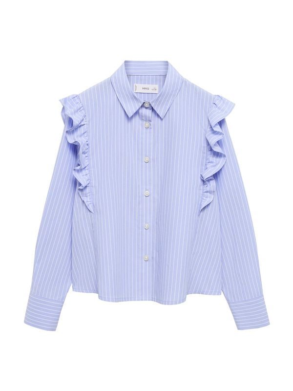 MANGO KIDS MANGO KIDS Bluza 'CARLOTA'  svijetloplava / bijela